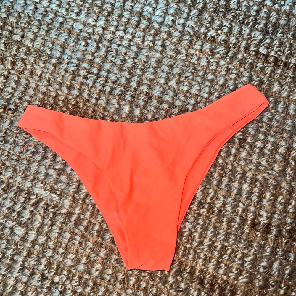 Plain orange bikini bottoms